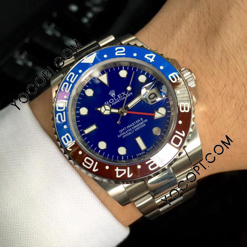 ROLEX 【ロレックス時計】 GMTマスターⅡ RG×S 116610 メンズ 腕時計 