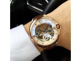 カルティエ時計 腕時計 43mm 自動巻き時計男用　【ケース 】ゴールド シルバー ダークコーヒー色 ピンクゴールド　4色選択可