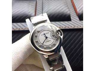W69010Z4 カルティエ バロン ブルー ドゥ カルティエ ウォッチ 28mm  Cartier TANKタンク [文字盤]ホワイト　[ケース]銀色 ドット [ベルト]316L鋼