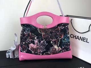 【A57977 Y84006 K1211】 シャネル バッグ スーパーコピー 18/19年秋冬 CHANEL 31 ラージ ショッピング バッグ カーフスキン & コットン レディース ハンドバッグ