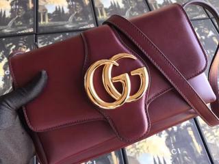 【550129 0V10G 6629】 GUCCI グッチ アリー バッグ コピー Arli スモール レディース ショルダーバッグ 4色可選択 バーガンディ レザー
