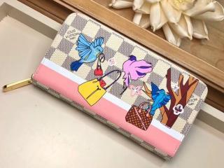 ★良品★ルイヴィトン ジッピーウォレット ダミエ アズール 長財布 PVC N60139】 LOUIS VUITTON ルイヴィトン ダミエ・アズール 長財布