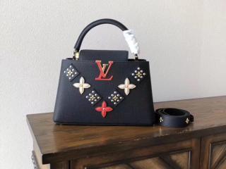 【M51384】 LOUIS VUITTON ルイヴィトン カーフ バッグ コピー カプシーヌ PM ハンドバッグ ヴィトン レディース ショルダーバッグ