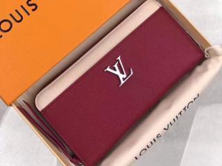 【M63816】 LOUIS VUITTON ルイヴィトン 長財布 スーパーコピー ジッピー・ロックミー レディース ラウンドファスナー財布 3色選択可 Lie De Vin Etain Creme