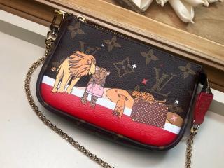【M63830】 LOUIS VUITTON ルイヴィトン モノグラム 財布 スーパーコピー ミニポシェット アクセソワール レディース財布