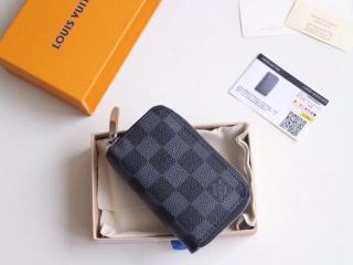 【N63076】 LOUIS VUITTON ルイヴィトン ダミエ・グラフィット 財布 スーパーコピー ジッピー・コイン パース メンズ ラウンドファスナー財布