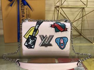 【M52487】 LOUIS VUITTON ルイヴィトン エピ バッグ コピー ツイスト MM レディース ショルダーバッグ 2色可選択 ローズバレリーヌ