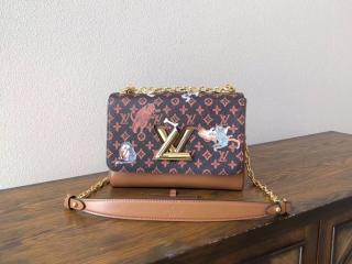 【M44408】 LOUIS VUITTON ルイヴィトン モノグラム バッグ コピー ツイスト MM レディース ショルダーバッグ 2色可選択