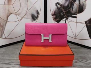 【constance0262】 HERMES Constance エルメス コンスタンス 長財布 スーパーコピー レディース 二つ折り財布 国産牛革 シルバー金具 11色可選択