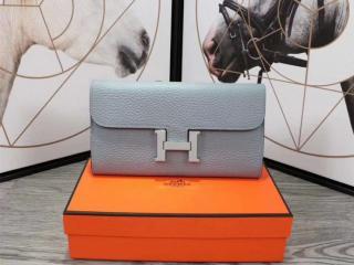 【constance0265】 HERMES Constance エルメス コンスタンス 長財布 コピー レディース 二つ折り財布 国産牛革 シルバー金具 11色可選択