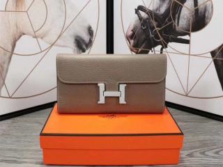 【constance0268】 HERMES Constance エルメス コンスタンス 長財布 スーパーコピー レディース 二つ折り財布 国産牛革 シルバー金具 11色可選択