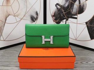 【constance0269】 HERMES Constance エルメス コンスタンス 長財布 コピー レディース 二つ折り財布 国産牛革 シルバー金具 11色可選択