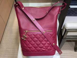 【A57966 Y83978 5B495】 CHANEL シャネル バッグ コピー 2018/19年秋冬 グレインド カーフスキン & カーフスキン ホーボー バッグ ゴールド金具 3色可選択