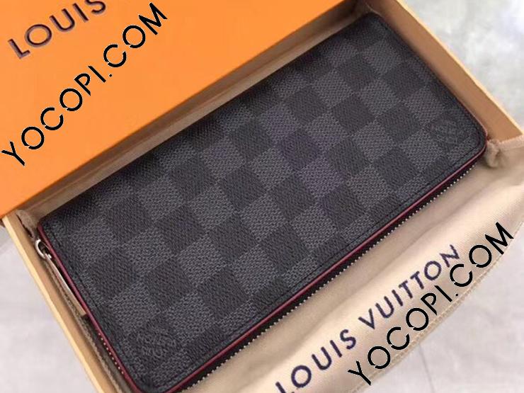 N63304】 LOUIS VUITTON ルイヴィトン ダミエ・グラフィット 長財布