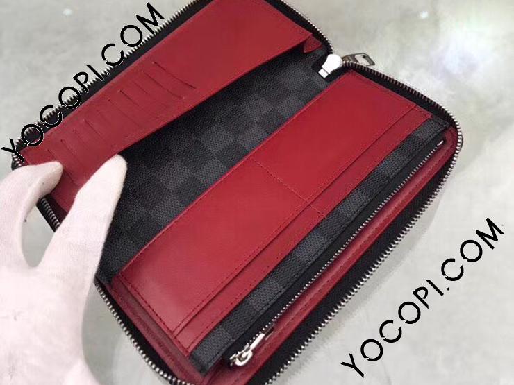 N63304】 LOUIS VUITTON ルイヴィトン ダミエ・グラフィット 長