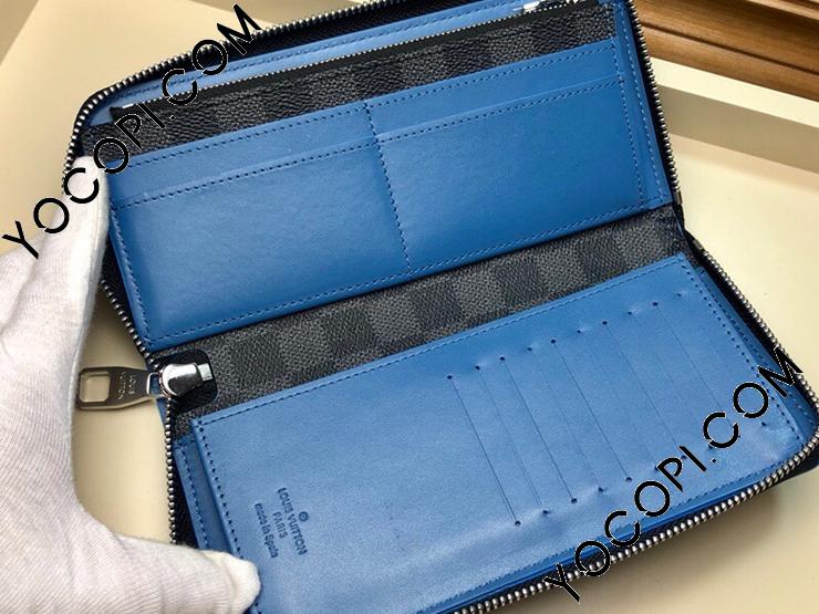 N64436】 LOUIS VUITTON ルイヴィトン ダミエ・グラフィット 長財布