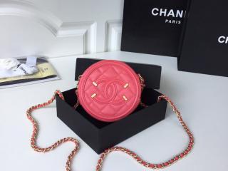 【A81599 Y33345 CH463】 CHANEL シャネル バッグ コピー グレインド カーフスキン チェーン クラッチ レディース ショルダーバッグ 7色可選択