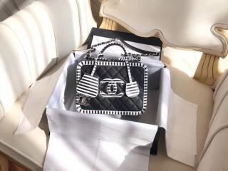 【A93343 Y84125 C0229】 CHANEL シャネル バッグ コピー 2018/19年 クルーズ コレクション グレインド カーフスキン ヴァニティー ケース レディース ショルダーバッグ 2色可選択