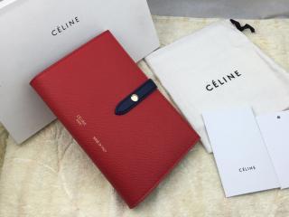 【strap0191】 CELINE Strap セリーヌ ストラップ 財布 スーパーコピー ストラップウォレット 二つ折り財布 12色可選択
