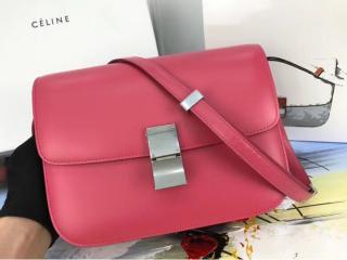 安心の関税込み【CELINE】カーフスキントリオンフバック ピンク 新品・未使用品】セリーヌ CELINE スモール C セー バッグ