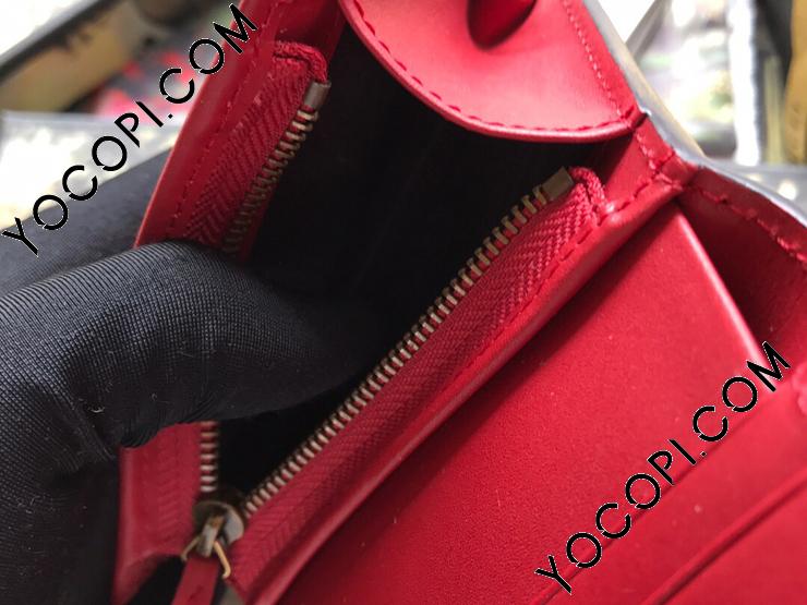 Gucci 二つ折り財布 /レッド GUCCI グッチ GG柄 二つ折り財布 本革 レッド 赤 ウォレット レザー