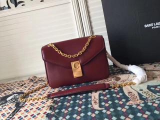 【187253BFB.28LB-S】 CELINE セリーヌ セー バッグ コピー C ミディアム / シャイニーカーフスキン レディース ショルダーバッグ 4色可選択 ライトバーガンディ