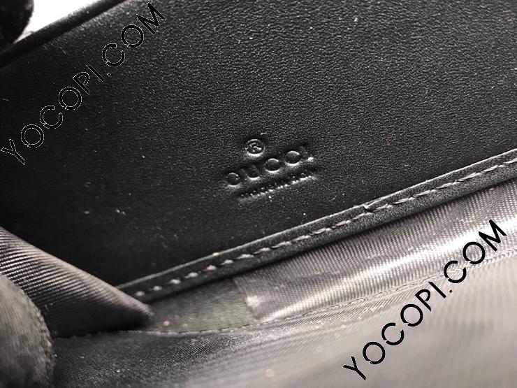 GUCCI ブラック マネークリップ 蜂モチーフ GUCCI ブラック マネークリップ 蜂モチーフ GUCCI レザー