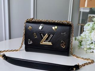 【M52891】 LOUIS VUITTON ルイヴィトン エピ バッグ スーパーコピー ツイスト MM レディース ショルダーバッグ 2色可選択 ノワール