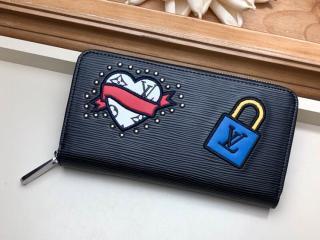 【M63376】 LOUIS VUITTON ルイヴィトン エピ 長財布 スーパーコピー ジッピー・ウォレット レディース ラウンドファスナー財布 2色可選択 ノワール