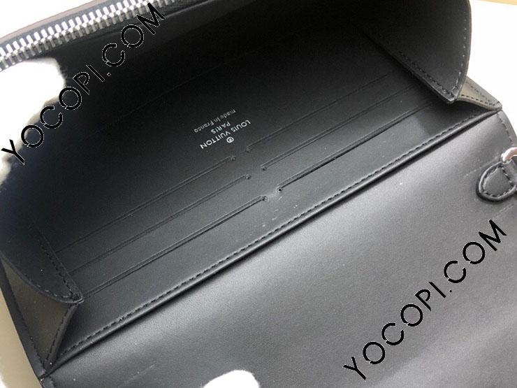 LOUIS VUITTON ルイヴィトン　ダミエ長財布　黒　 二つ折り財布 ルイ・ヴィトン(LOUIS VUITTON) ダミエ(Demier) 財布 メンズ長財布