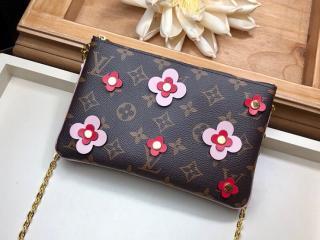 【M63905】 LOUIS VUITTON ルイヴィトン モノグラム 長財布 コピー ポシェット･ドゥーブル ジップ レディース ラウンドファスナー財布