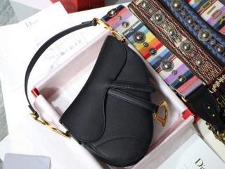 【M0447CWVG_M900】 DIOR ディオール バッグ コピー カーフスキン “SADDLE” ミニバッグ レディース ショルダーバッグ 5色可選択 ブラック