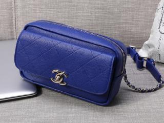 【AS0142 Y84157 5B645】 CHANEL シャネル バッグ スーパーコピー ラムスキン ウエスト バッグ レディース ショルダーバッグ 2色可選択 ブルー