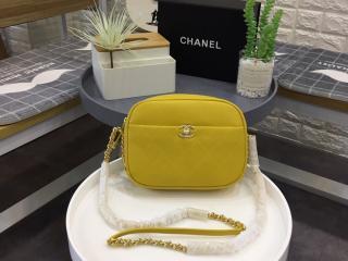 【AS0140 Y84157 CH192】 CHANEL シャネル バッグ スーパーコピー ラムスキン カメラ ケース レディース ショルダーバッグ ゴールド金具 5色可選択