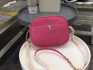 【AS0140 Y84157 CH194】 CHANEL シャネル バッグ スーパーコピー ラムスキン カメラ ケース レディース ショルダーバッグ ゴールド金具 5色可選択