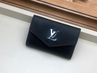 【M63921】 LOUIS VUITTON ルイヴィトン カーフ 財布 スーパーコピー ポルトフォイユ･ロックミニ レディース 三つ折り財布 2色可選択 ノワール