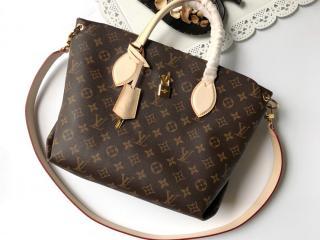 【M44360】 LOUIS VUITTON ルイヴィトン モノグラム バッグ コピー フラワー・ジップド トート MM ハンドバッグ レディース ショルダーバッグ 3色可選択 ベージュ
