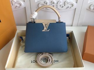 【M52986】 LOUIS VUITTON ルイヴィトン トリヨン バッグ スーパーコピー カプシーヌ BB ハンドバッグ レディース ショルダーバッグ Bleu Naval