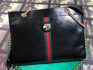 【537219 0OLHX 8389】 GUCCI グッチ バッグ スーパーコピー 〔ラジャ〕ラージ トートバッグ レディース ショルダーバッグ 3色可選択 ブラック