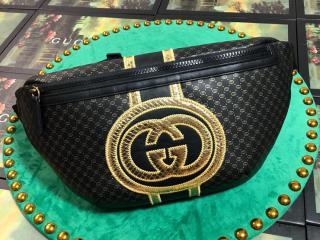 【536416 0WDCX 8486】 GUCCI グッチ バッグ スーパーコピー 〔ダッパー・ダン〕ベルトバッグ レディース バッグ 3色可選択 ブラック