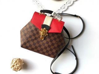 【N40104】 LOUIS VUITTON ルイヴィトン ダミエ・エベヌ バッグ スーパーコピー クラプトン・バックパック レディース バックパック 3色可選択 スカーレット