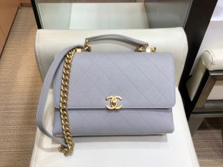 【AS0305 B00170 N0416】 CHANEL シャネル バッグ スーパーコピー グレインド カーフスキン フラップ バッグ レディース ショルダーバッグ 3色可選択 グレー
