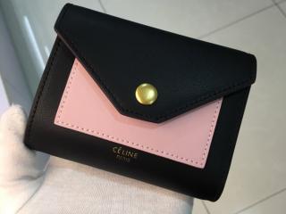 【pocket0185-s】 CELINE セリーヌ 財布 コピー Pocket Trifolded ポケット トライフォールデッド レディース 三つ折り財布 6色可選択