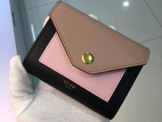 【pocket0186-s】 CELINE セリーヌ 財布 スーパーコピー Pocket Trifolded ポケット トライフォールデッド レディース 三つ折り財布 6色可選択