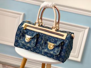 【M95019】 LOUIS VUITTON ルイヴィトン モノグラム・デニム バッグ コピー ネオ・スピーディ レディース トートバッグ