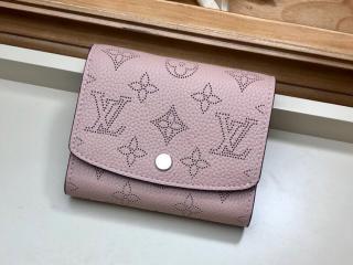 【M62541】 LOUIS VUITTON ルイヴィトン マヒナ 財布 コピー ポルトフォイユ・イリス コンパクト レディース 二つ折り財布 4色可選択 マグノリア