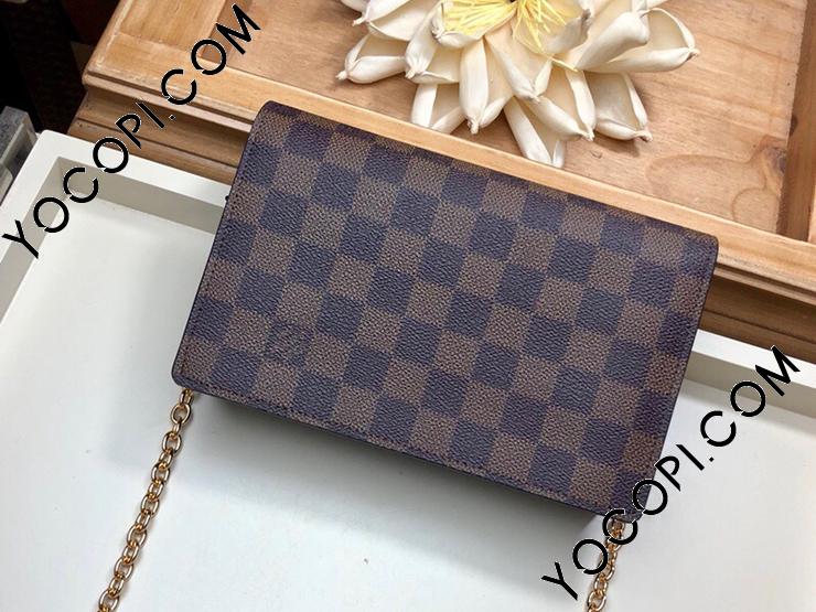 N60221】 LOUIS VUITTON ルイヴィトン ダミエ・エベヌ 財布