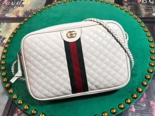 【541051 0YKMT 9179】 GUCCI グッチ バッグ コピー キルティングレザー スモール ショルダーバッグ レディース バッグ 2色可選択 オフホワイト レザー