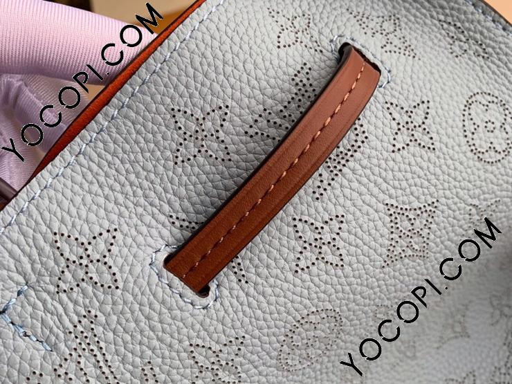 LOUISVUITTON マヒナ ジロラッタ ブルーホライゾンパンプキン トート ルイ・ヴィトン(LOUIS VUITTON)ルイ・ヴィトン ヒナPM マヒナ ブルー