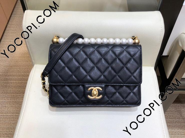 AS0585 B00374 94305】 CHANEL シャネル バッグ コピー ラムスキン